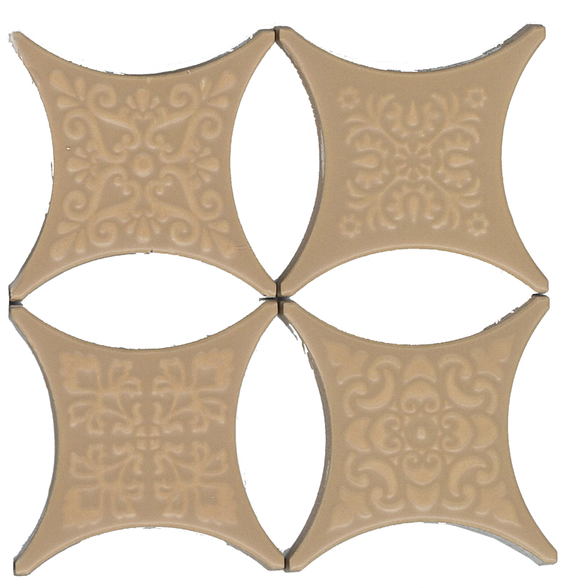 Absolut Keramika Core Estrella Set Marron Декор